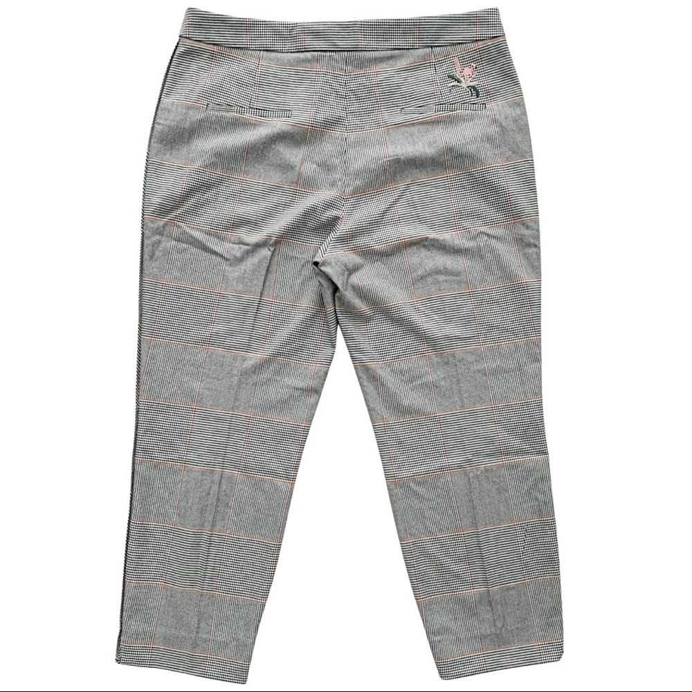 Ted Baker DARCEYT Houndstooth Crop Trouser Pants - Picture 3 of 16